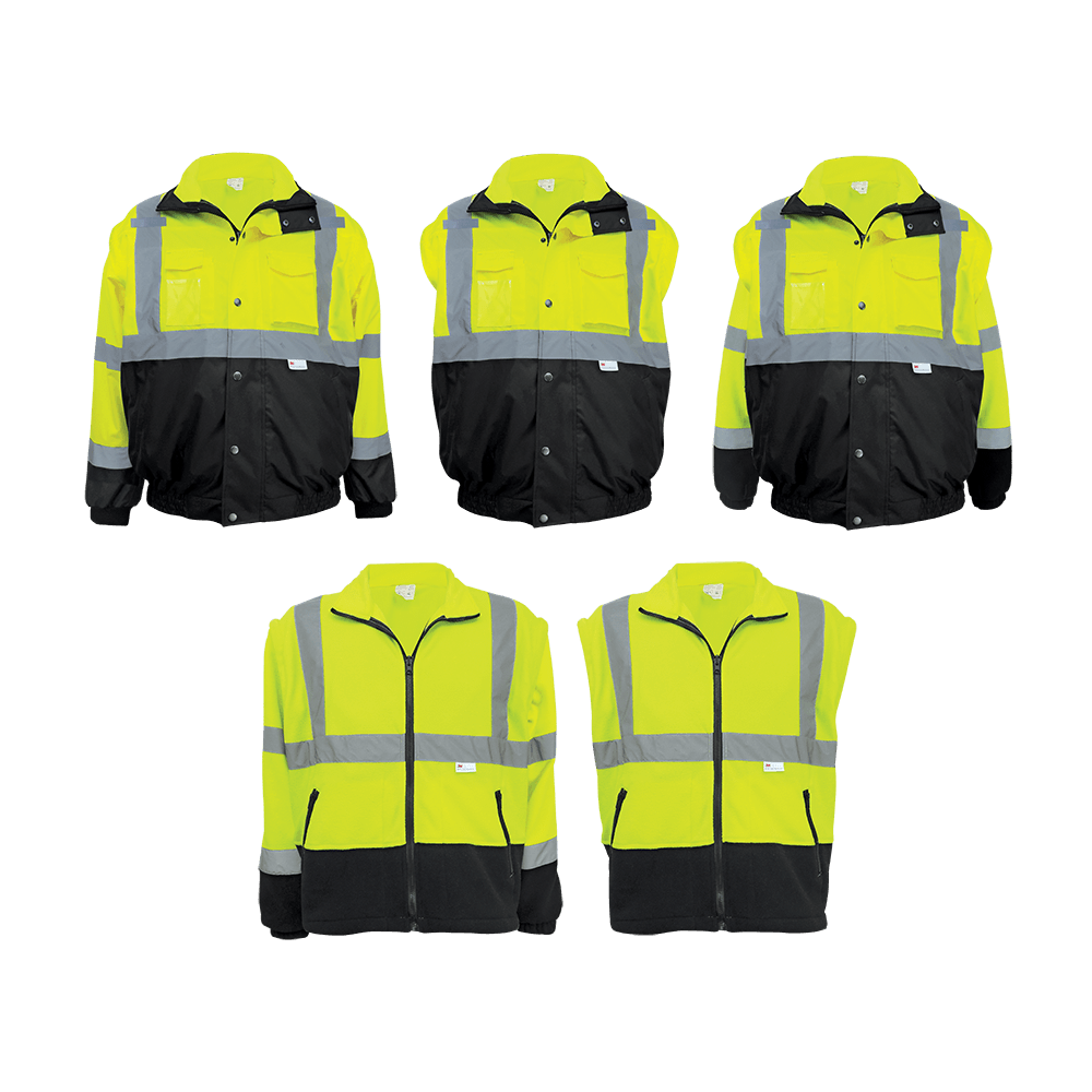 FrogWear® HV Eight-in-One Winter Bomber Jacket