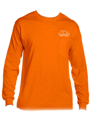 Gildan® - Ultra Cotton® 100% Cotton Long Sleeve T-Shirt with Pocket